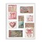 Stupell Industries Vintage Feminine Matchbooks Framed Giclee, design by Elizabeth Medley